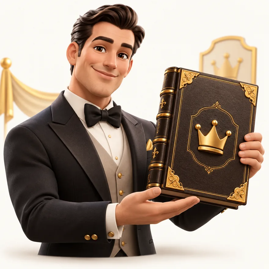 Ornate royal book — Joe Fortune