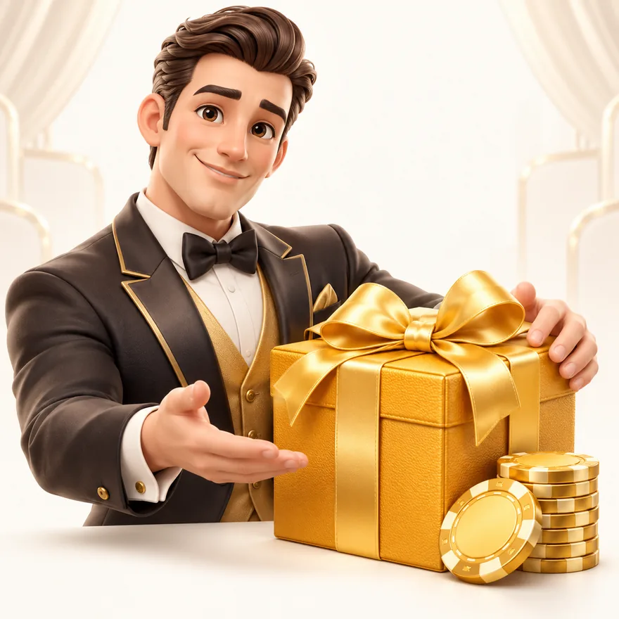 Gift box and chips — Joe Fortune