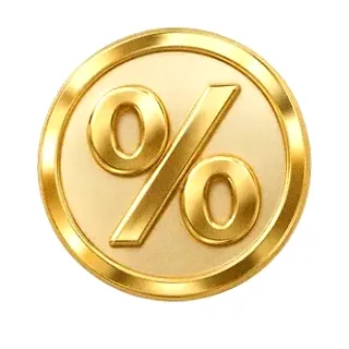 Gold percent coin — Joe Fortune