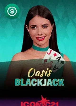 Oasis Blackjack live game cover