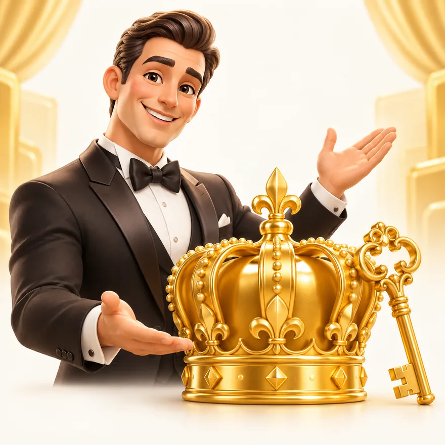 Royal crown and key — Joe Fortune