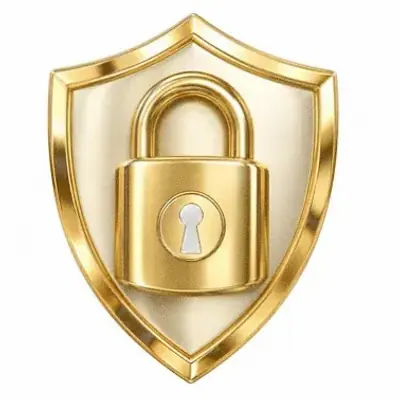 Shield with padlock — Joe Fortune